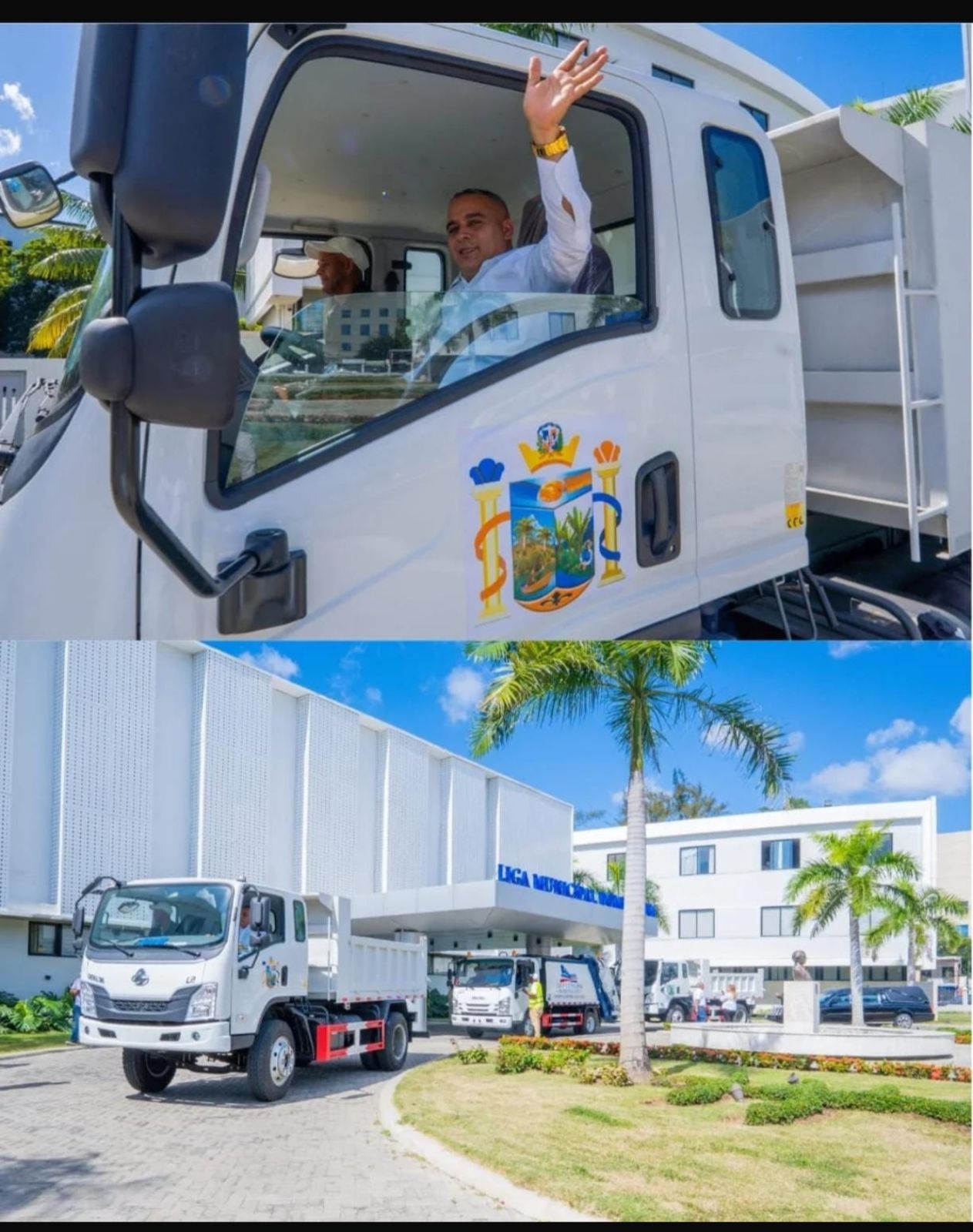 Ayuntamiento Municipal de El Peñón recibe camión para fortalecer los servicios comunitarios.